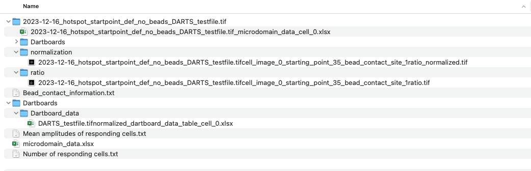 example results